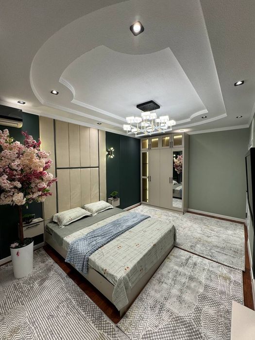 Arenda kvartira Qarshi city 2 xona yevro remont hamma jihozlari bor