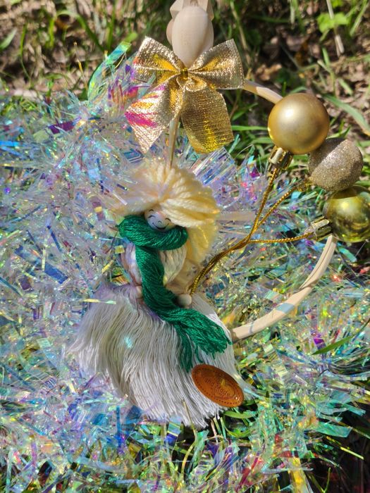 Zâna Crăciunului – Decor handmade suspendat