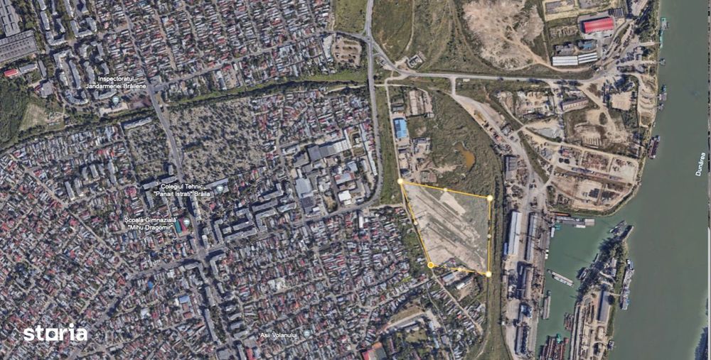 Inchiriez teren zona rezidentiala/comerciala BRAILA, 63.000 mp.