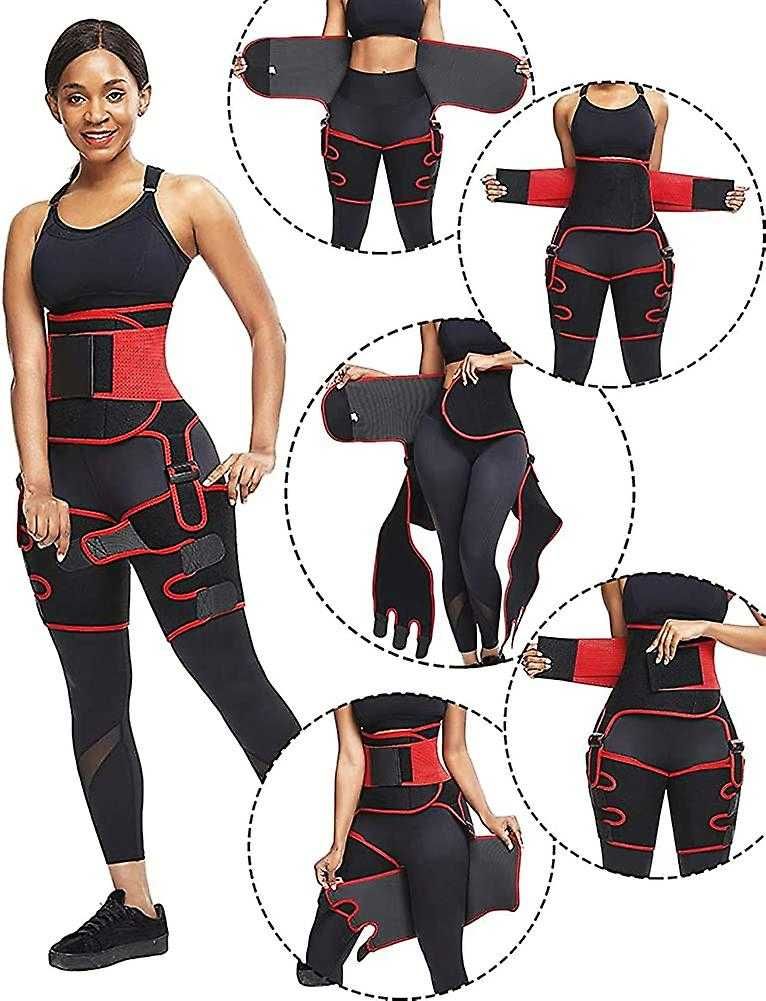 Women Neoprene Waist Trainer 6 In 1 Waist Trainer Thigh Arm Trimmer