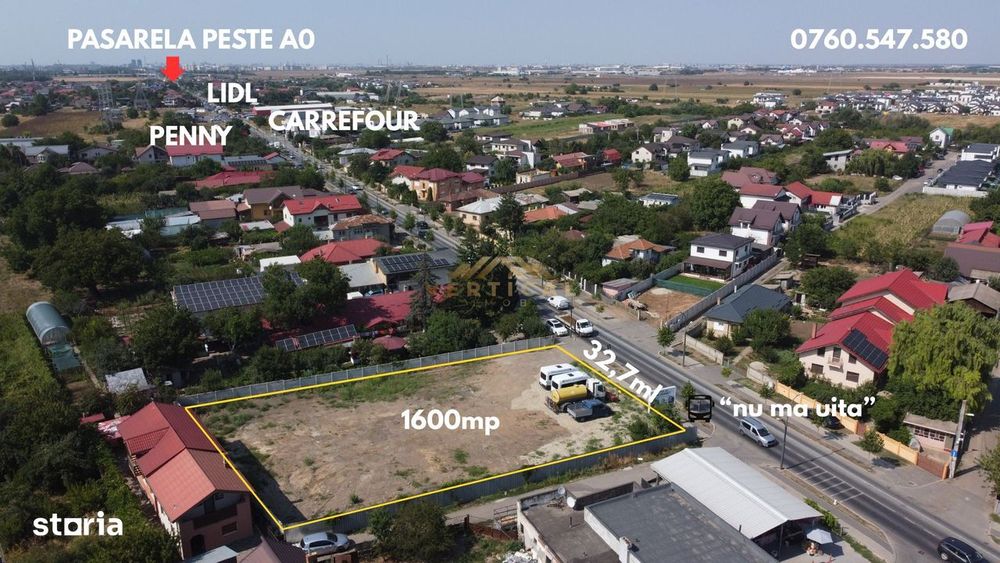 Terenul perfect pentru un spatiu comercial superb! Berceni