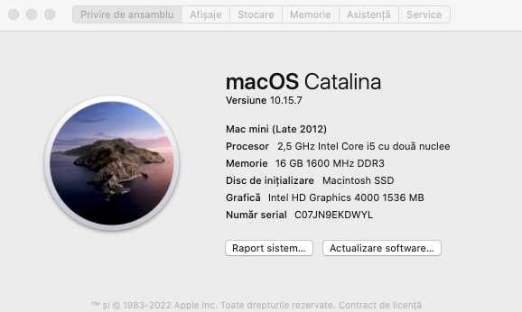 Calculator Mac mini / 2012 / i5 16gb / PC desktop Apple