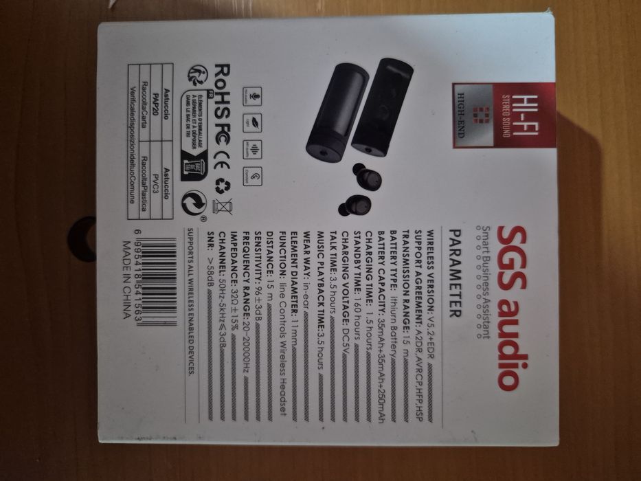 casti sgs audio noi cu garantie