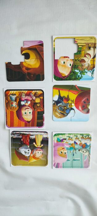 Детски пъзели Goki ,пожарна станция,влакче,мами и деца и др.