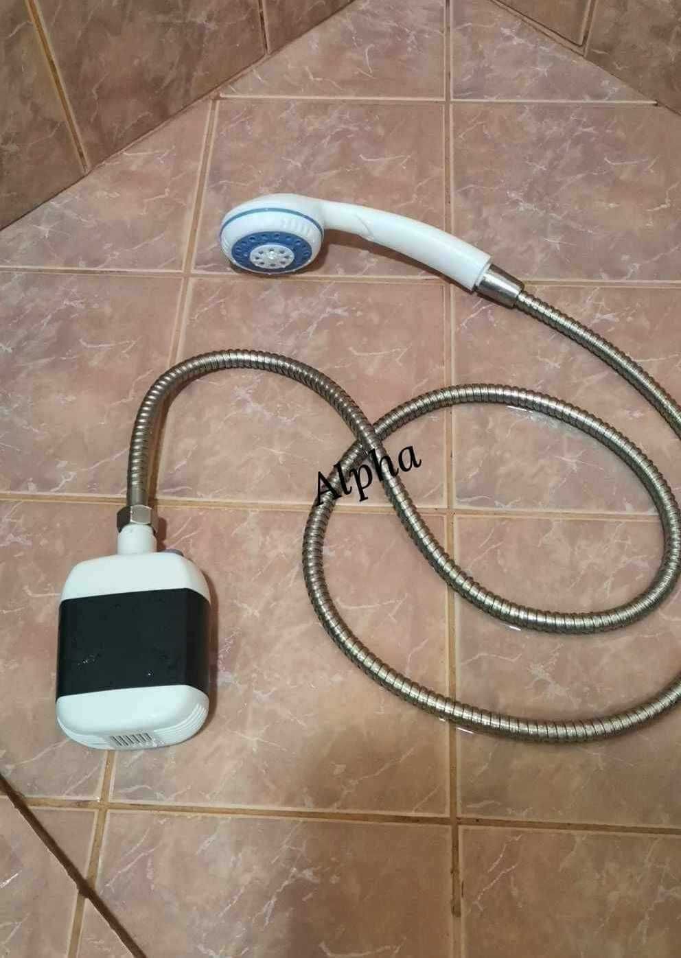 Преносим душ за къмпинг, компактен, USB зареждане, батерия 2200 mAh
