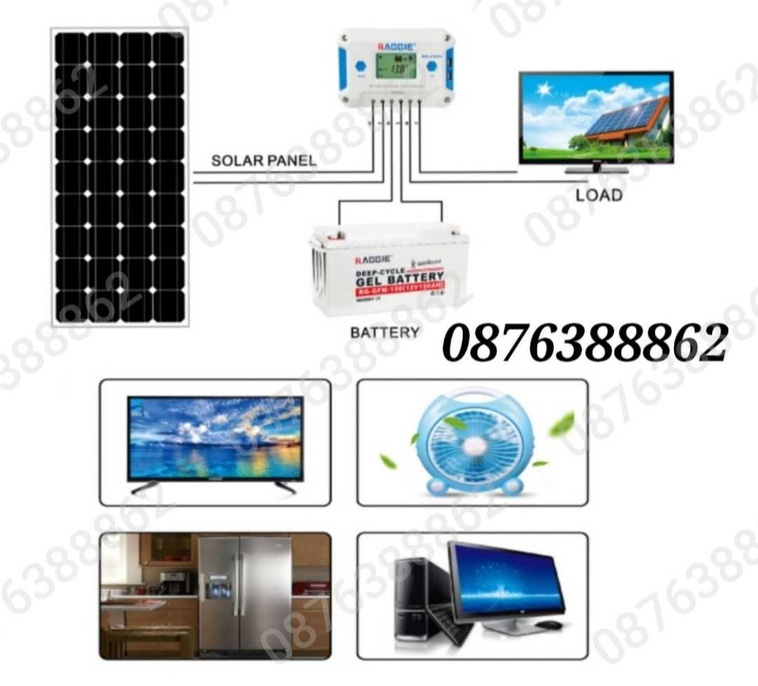 Контролер за соларен панел 20А, 30А, 60А, 12V/24V PWM 3
