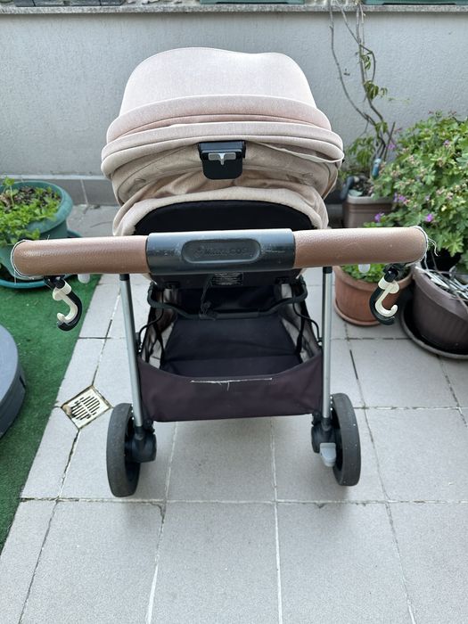 Детска количка Maxi-Cosi Zelia 3 в 1 + кошница за кола с база ISOFIX