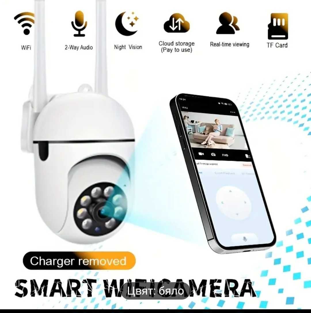 2бр. Wi-fi камера за видео наблюдение