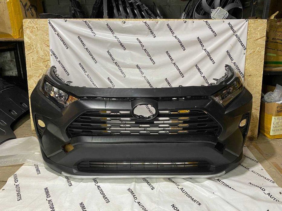 Бампер в сборе Рав4/Rav4 Решетка/фара/Ноускат/крыло/Морда на Рав4