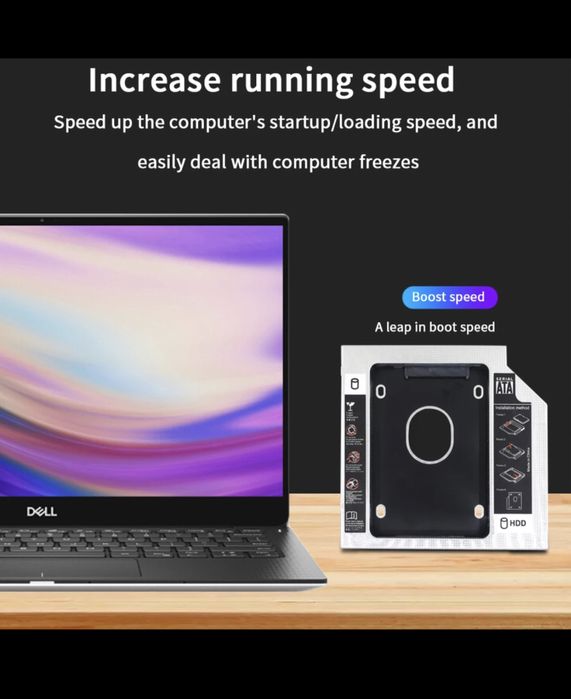 HDD/SSD Caddy Aluminiu