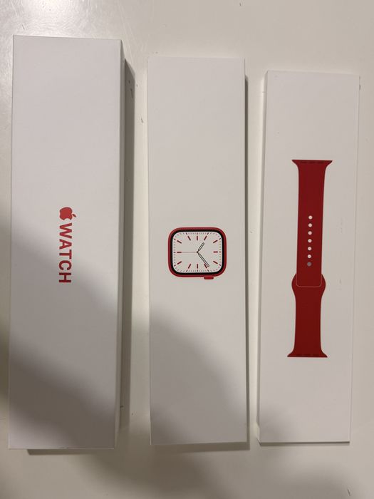 Apple watch series 7, 45 mm GPS, Wifi, PRODUCT Red