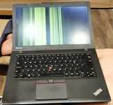 Lenovo ThinkPad лаптоп с проблемен екран + зарядно + оригинална чанта