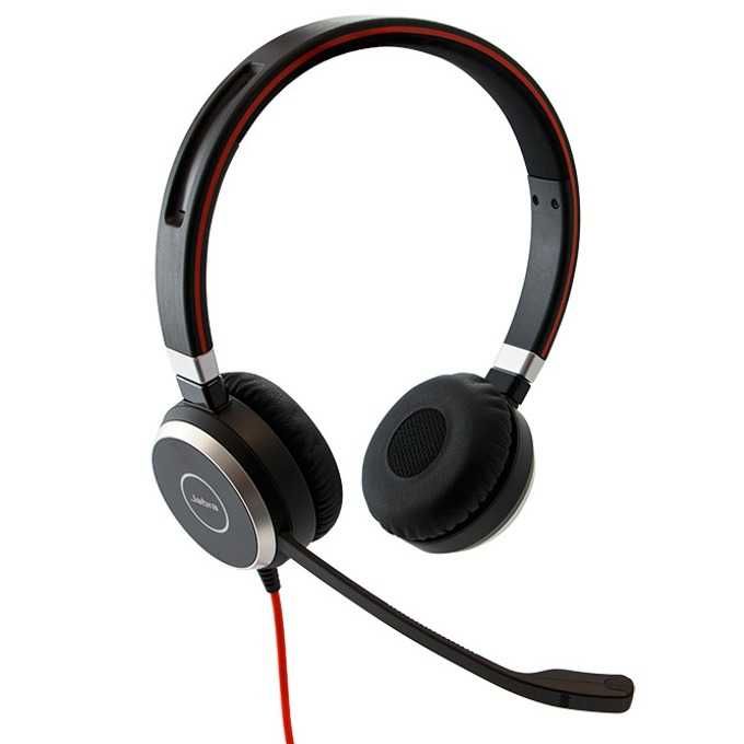 Професионални слушалки Jabra Evolve 40 MS Stereo USB-A – Нови 2 бр