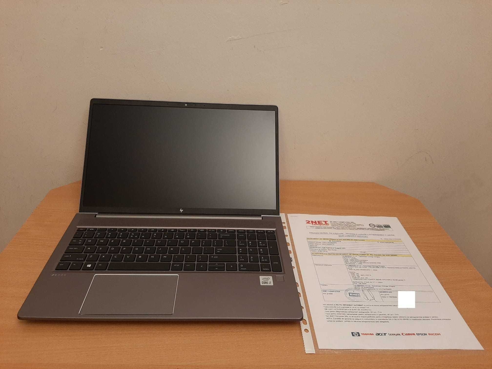 Laptop profesinal HP Zbook G7;G8 Workstation+casti Over-Ear 360+geanta