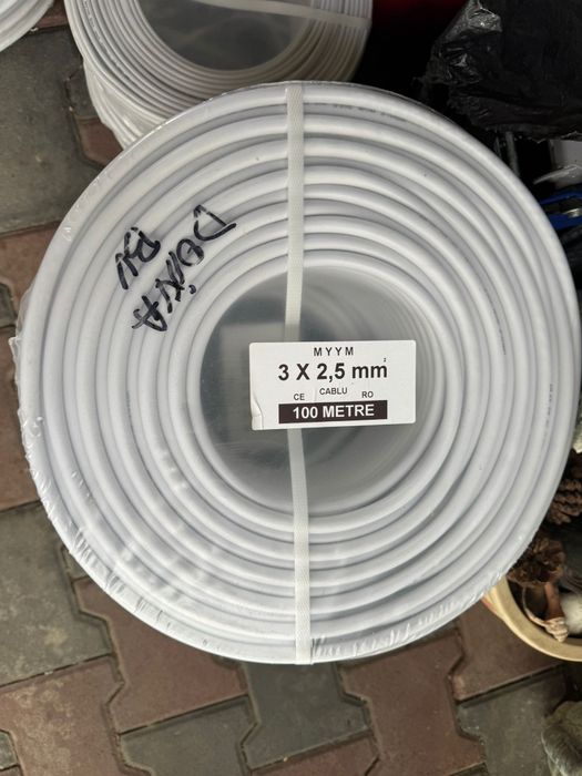 Cablu electric MYYM litat turcesc 2x1.5, 3x1.5, 4x1.5, 5x1.5 și 2x2.5,