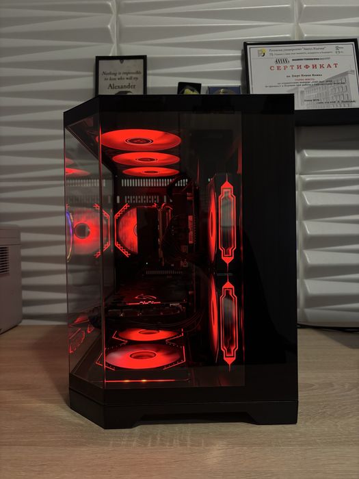 Геймърски компютър Ryzen 5500, GTX1080, 16 ram, 512 ssd, 600W