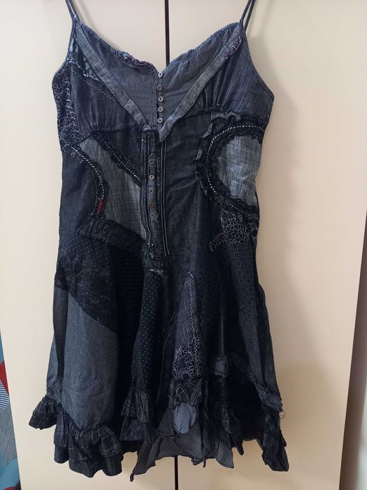 Парцалена рокля 100%  памук