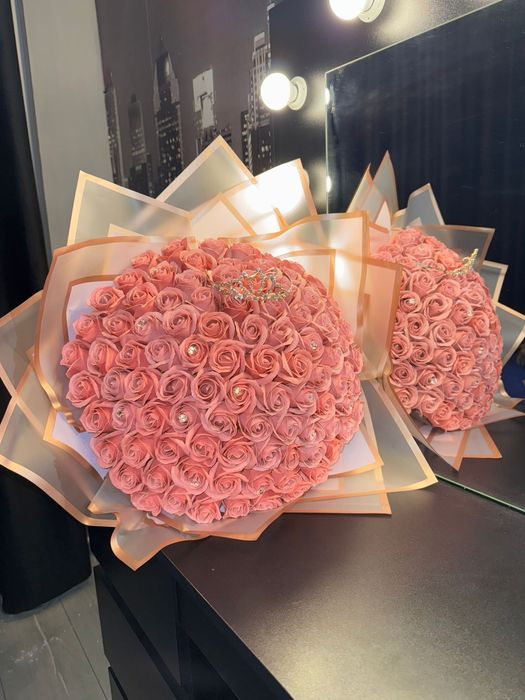 Buchete trandafiri sapun buchet cadou personalizate flori