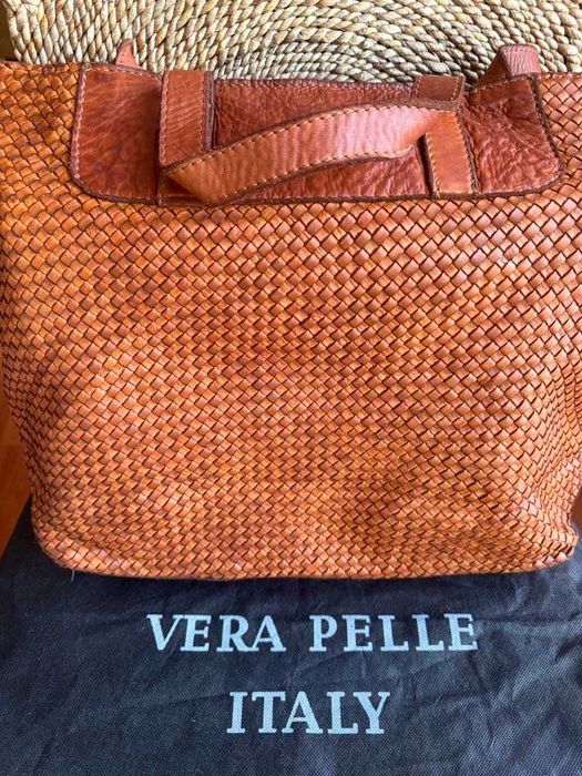 Нова италианска чанта от естествена кожа!