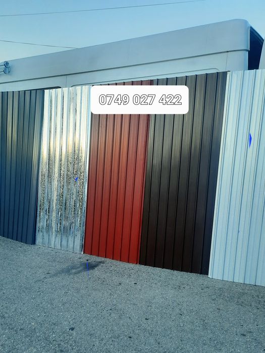 Tablă cutata zincata colorată toate felurile de tablă