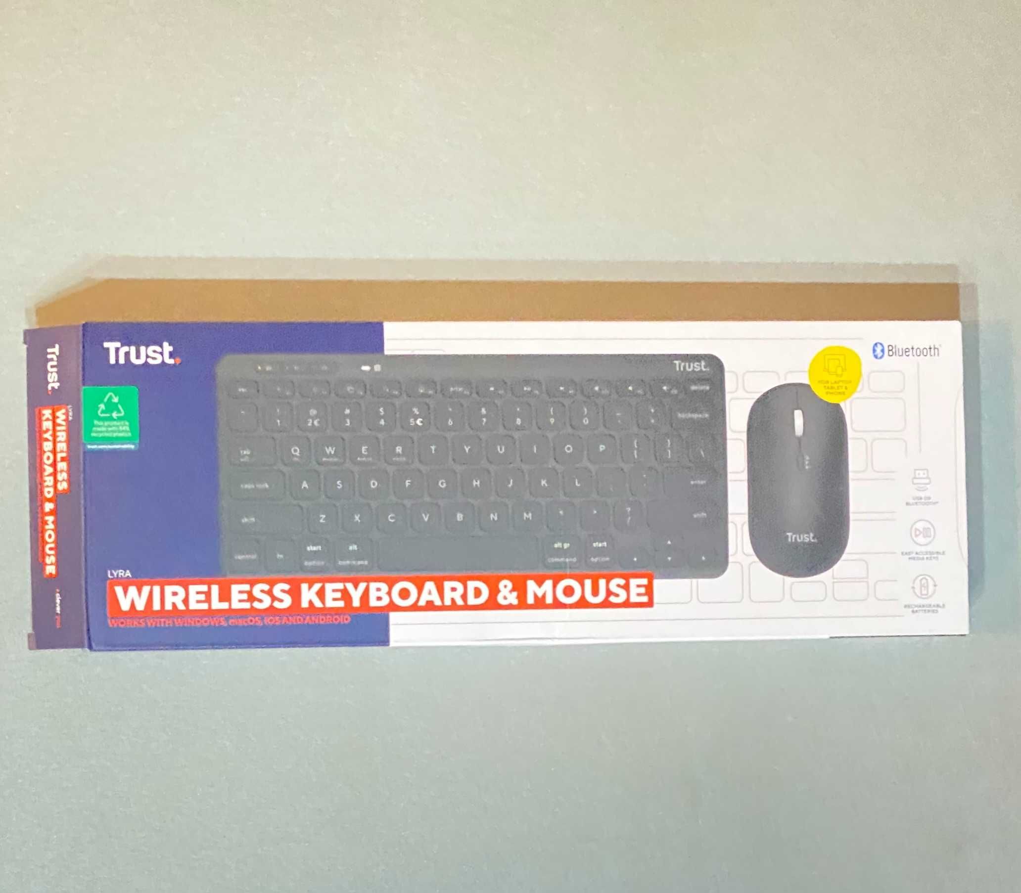 Клавиатура + Мишка Trust LYRA Multi-Device