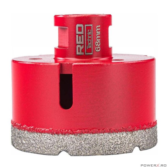 Set carote diamantate, 6 - 68 mm, HEX, M14, 6 piese, Red Technic