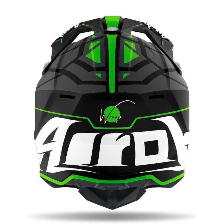 Мотокрос каска AIROH WRAAP MOOD Green Matt