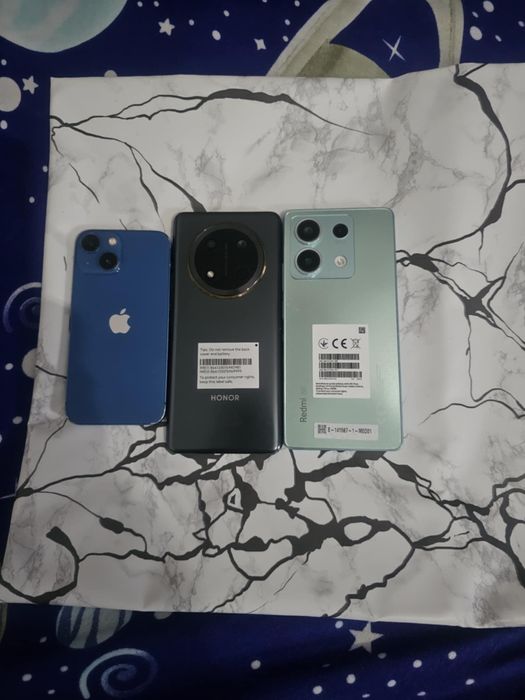 iPhone 13 mini și honor magic 7 lite redmi 13