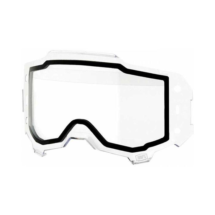 Слюда за очила 100% Armega Forecast двойна прозрачна