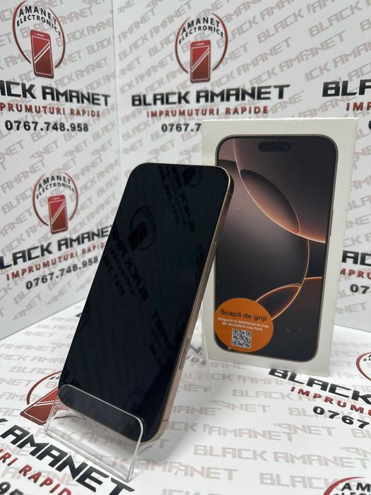 BLACK AMANET P2 •iPhone 16 Pro Max 256GB