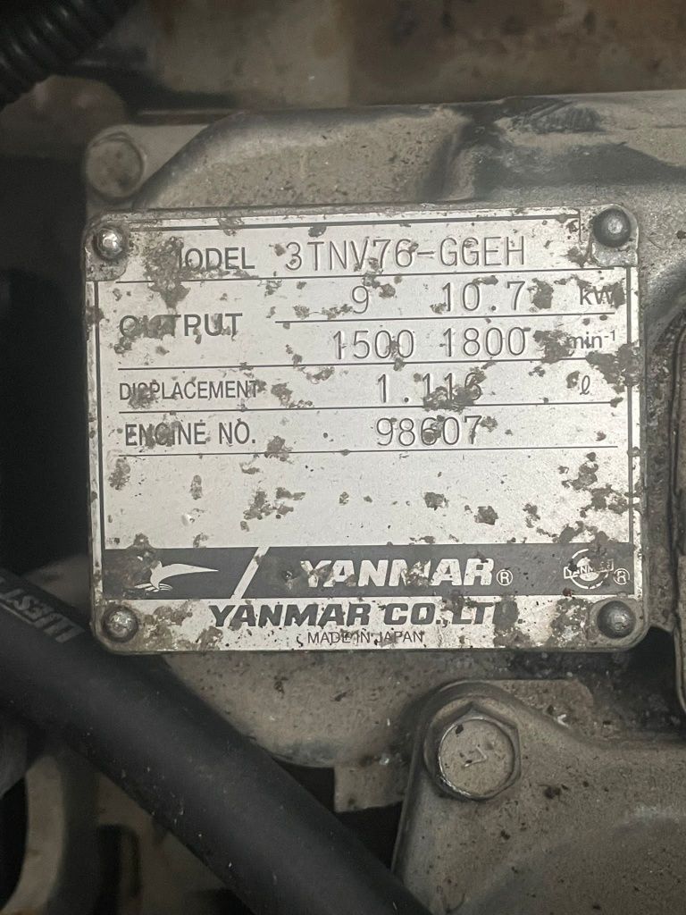 Motor yanmar 3tnv88, 3tnv76, 3tn68, tk74
