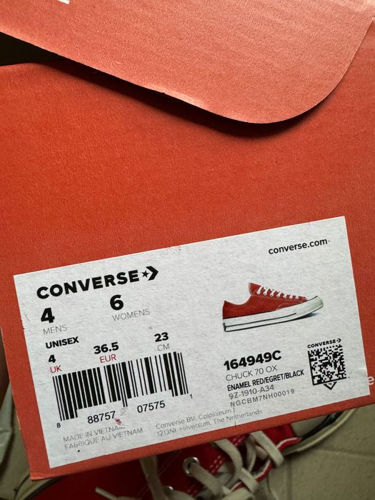 Кецове Converse червени