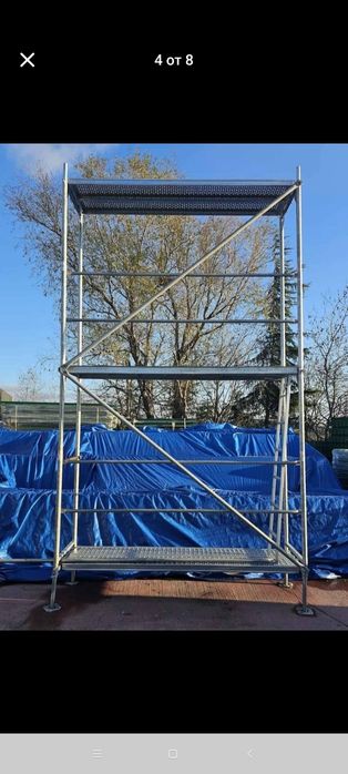 Продавам високо качествено европейко сертифицирано леко фасадно скеле