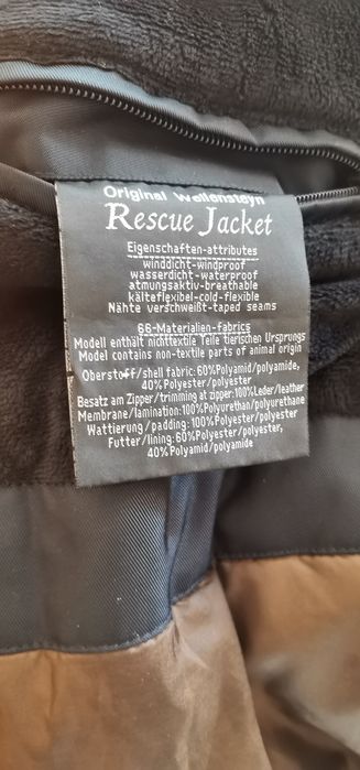 Мъжко Зимно Марково Яке Wellensteyn, Оригинално С Естествена Кожа