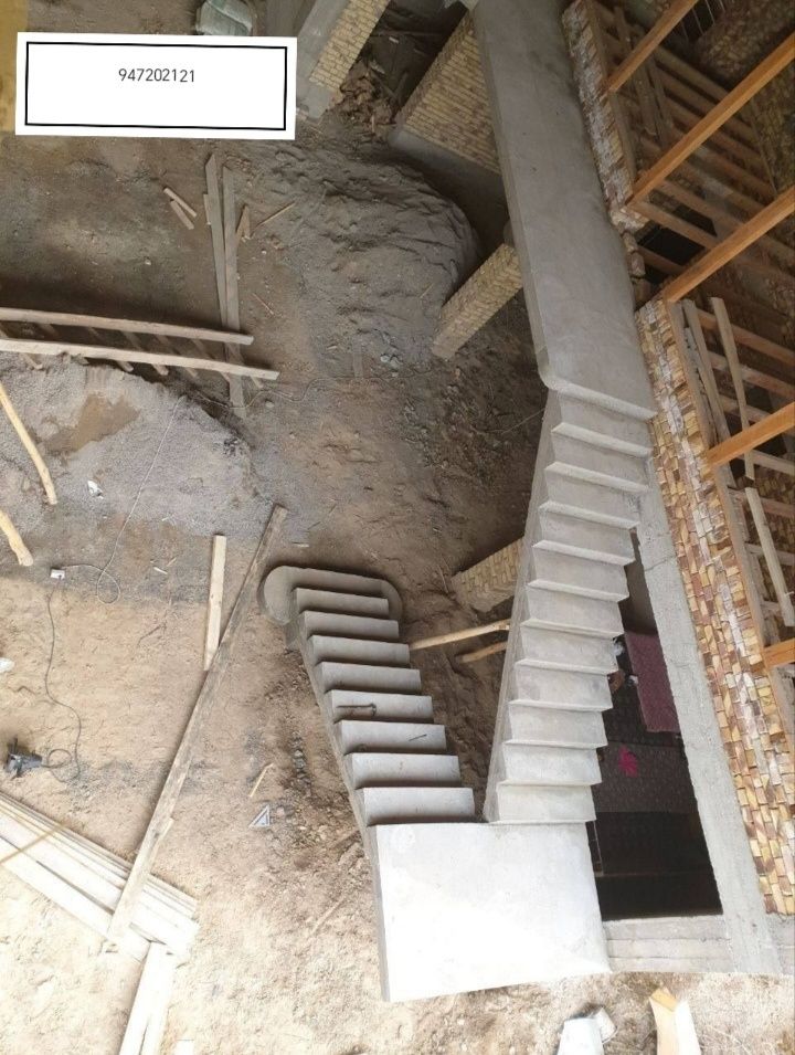 Zina beton zinapoyalar quyamiz