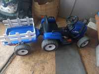 Продам детский синий трактор