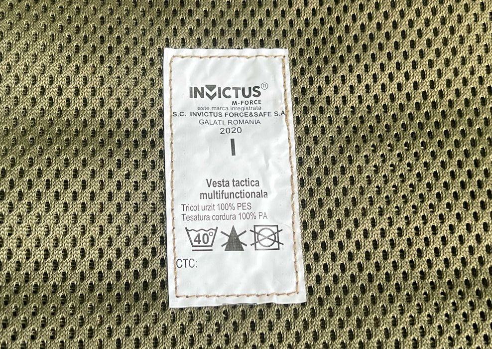 Vestă tactică militară Invictus originală MApN camuflaj combat mărim L