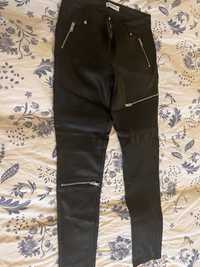 Pantaloni Zara, piele sintetica