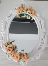 Oglinda mireasa cu flori aplicate