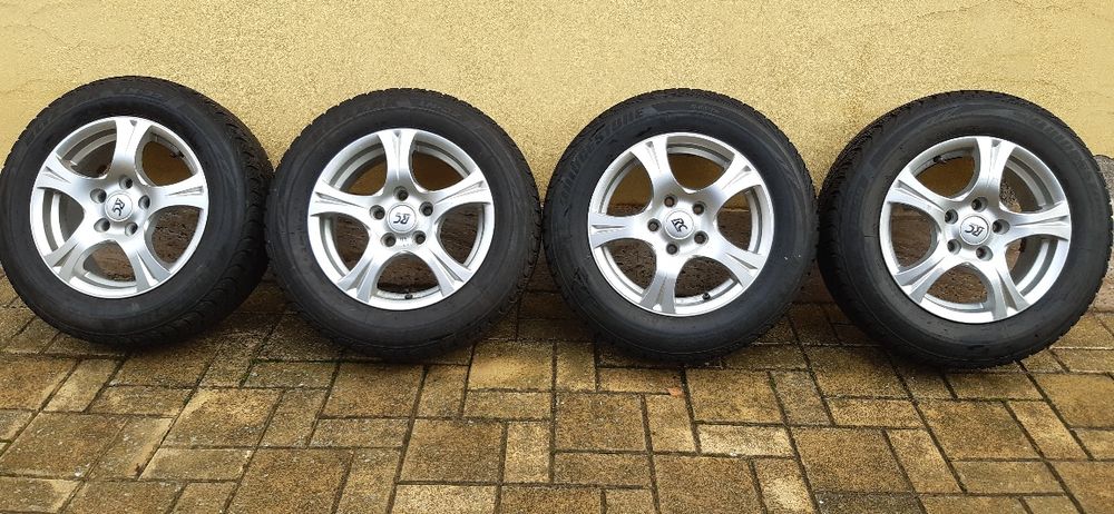 4jante aliaj stare f. buna 5x109mm cu cauciucuri de iarna