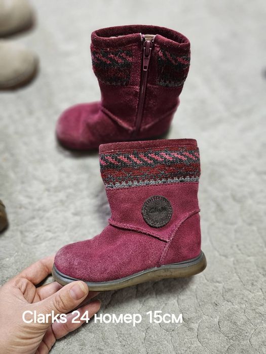 Детски боти и ботуши за момиче 24/25 номер,Clarks,h&m