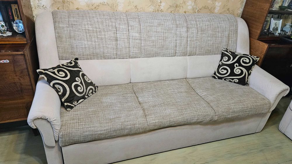 Mobila living canapea si fotoliu ieftin