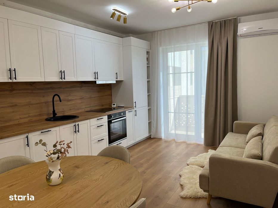 Apartament modern de închiriat, 2 camere, bloc nou, parcare