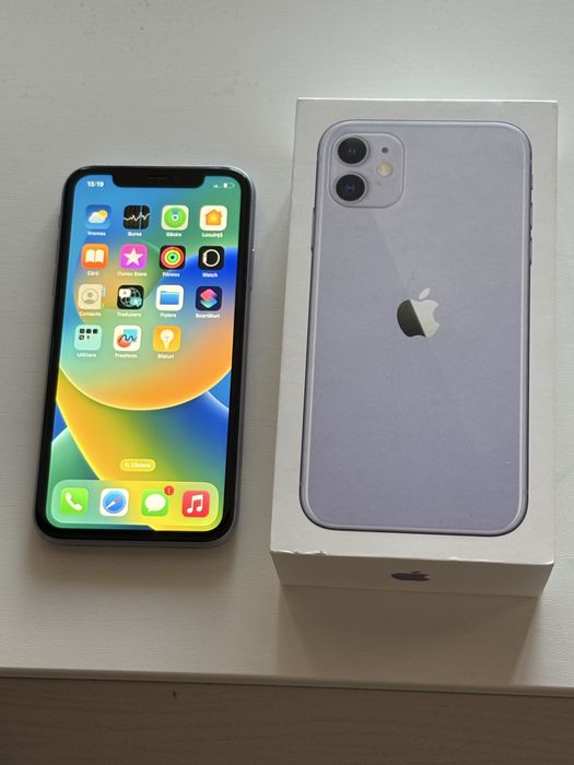 iPhone 11 64 gb Purple, impecabil