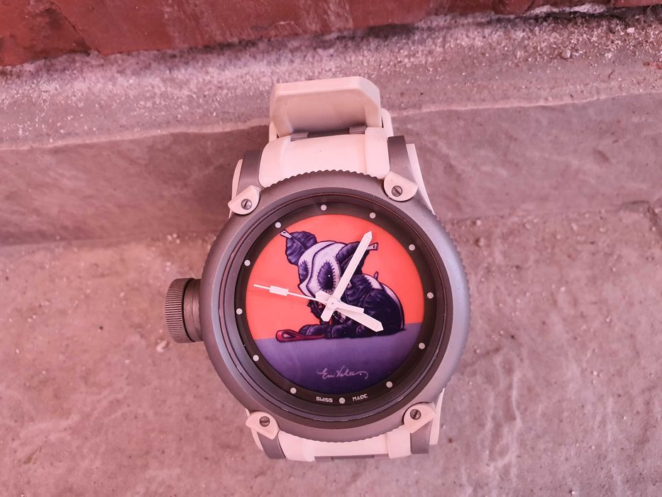 Часовник Invicta Men's 11153 Russian Diver Panda Suit Orange Artist