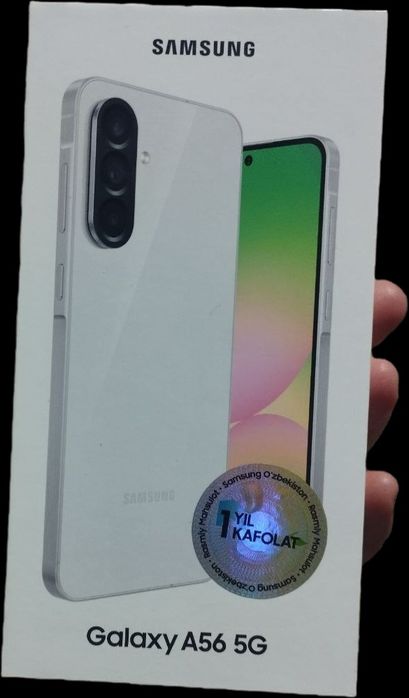 Samsung A56 5G 1 yil garantiya