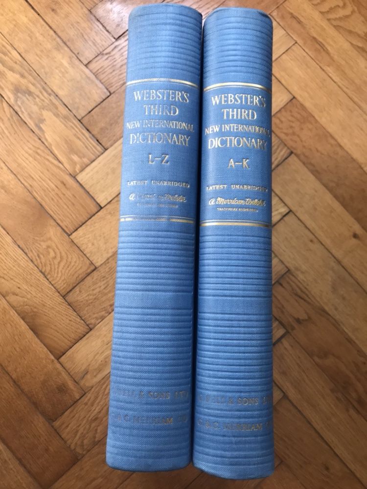 DEX-ul limbii engleze - Webster's Third New International Dictionary