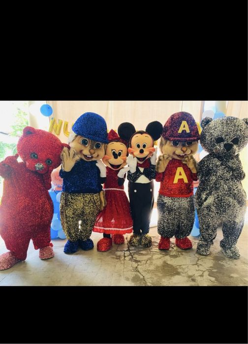 Мультфильм кахрамонлари,герои мультфильмов!!!Катта ок айиклар 3,5 метр