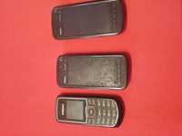 Три не работещи телефона за части. 2бр. Nokia, Samsung