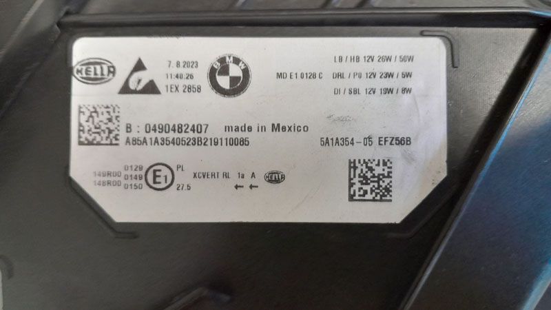 BMW seria 3 G20 G21 LCI Laser Faruri F1569 F1570